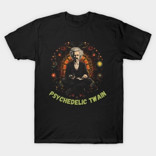 Zen Meditation - Psychedelic Mark Twain T-Shirt